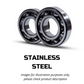 QUANTUM, PTS SMOKE INSHORE SL 100 HPTSA - VICAN BEARING KIT